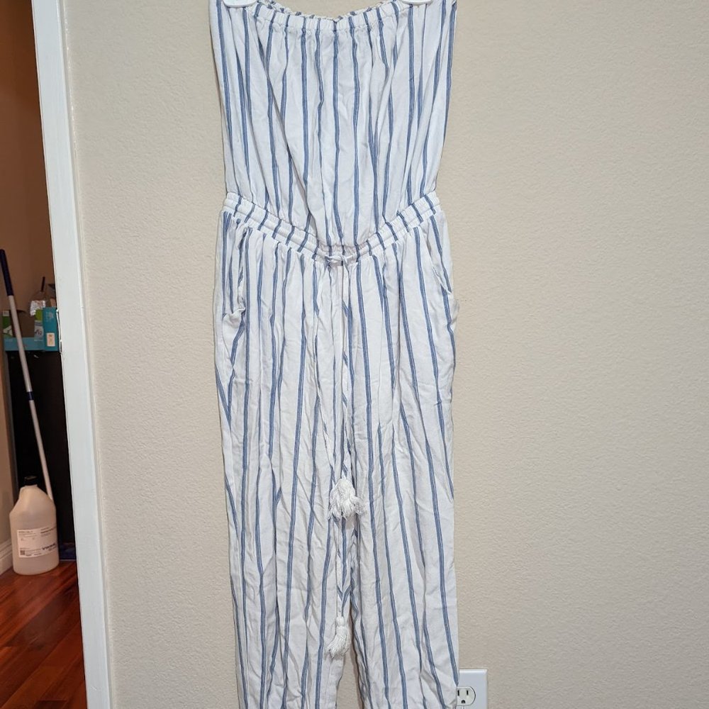 Forever 21 Comtemporary Striped Jumpsuit